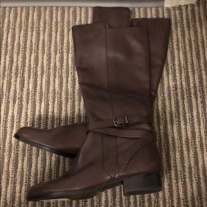 Via Spiga knee high brown leather boots